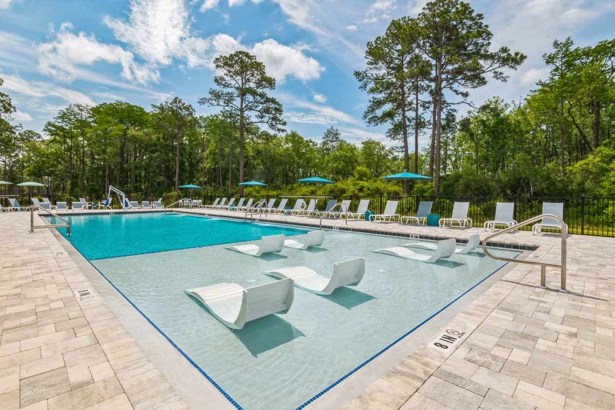 Our community pool at Artisan Living North Beach in Santa Rosa Beach, Florida