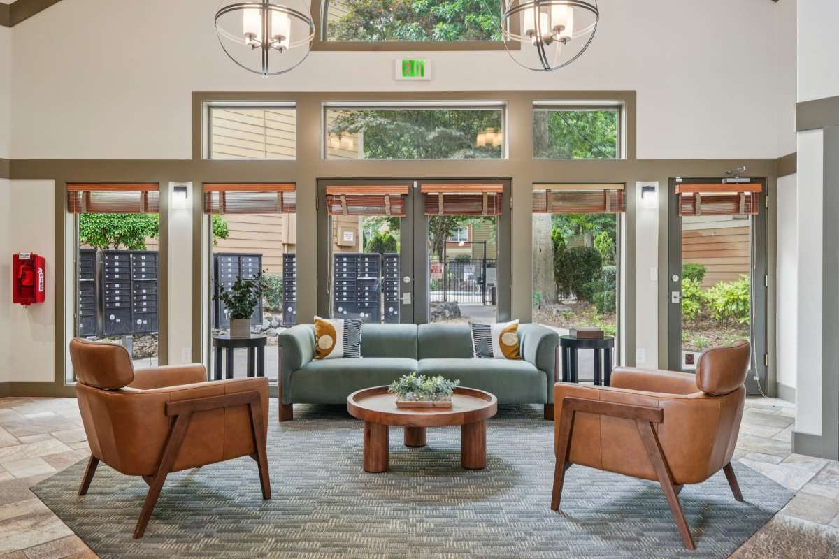 Lobby and mail at Arnada Pointe in Vancouver, Washington