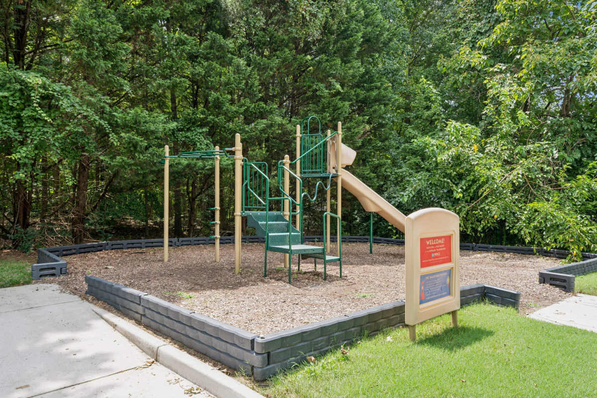Playground with slides at The Greens at Virginia Center in Glen Allen, Virginia