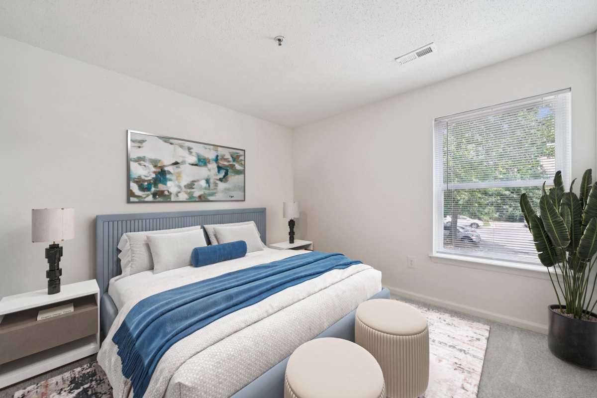 Specious bedroom at The Greens at Virginia Center in Glen Allen, Virginia      