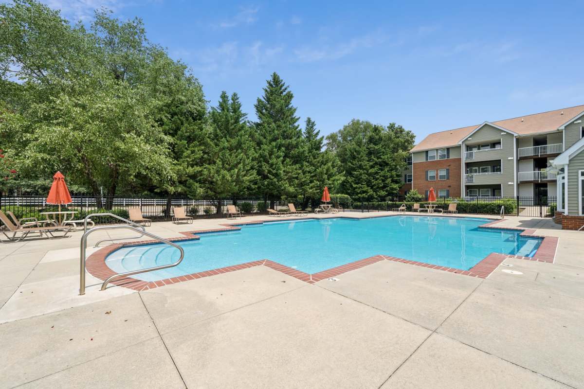 Sparkling Swimming Pool at The Greens at Virginia Center in Glen Allen, Virginia