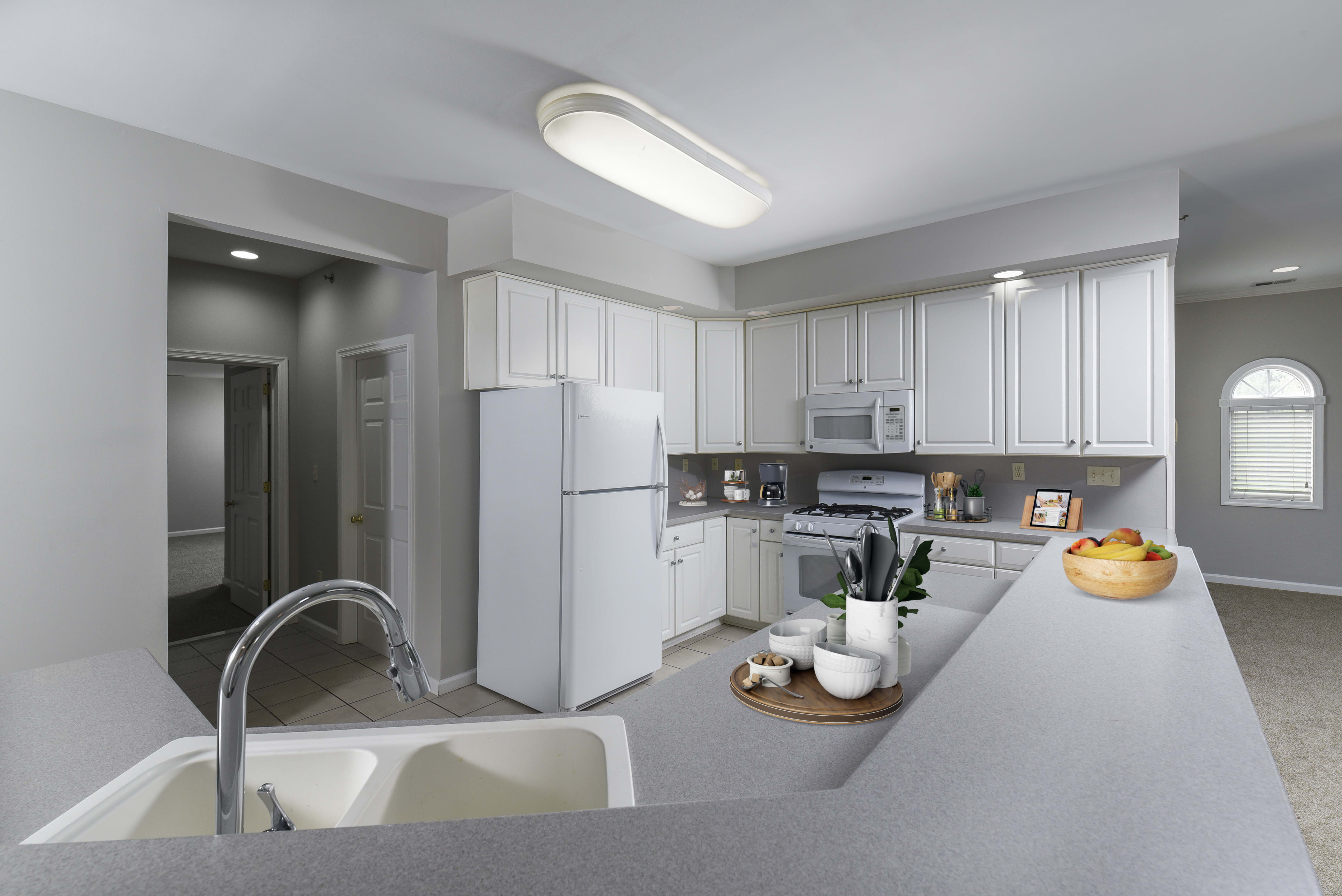 Kitchen at Springhouse Townhomes in Allentown, Pennsylvania