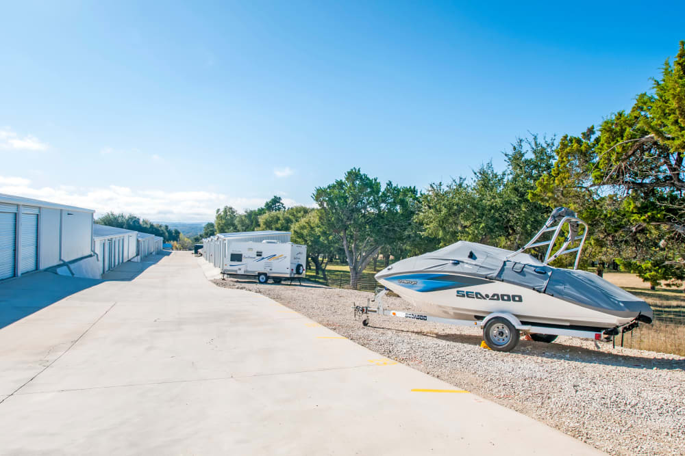RV, Auto, & Boat Storage at Lockaway Storage in Boerne, Texas