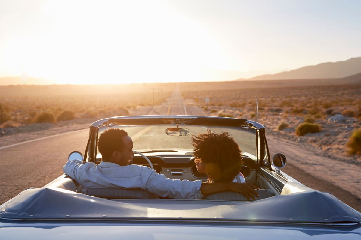 Enjoying the car before storing it at Devon Self Storage in Charleston, South Carolina