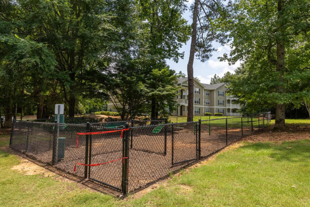 Our pet-friendly community boasts a brand new dog park on-site in Conyers, GA.