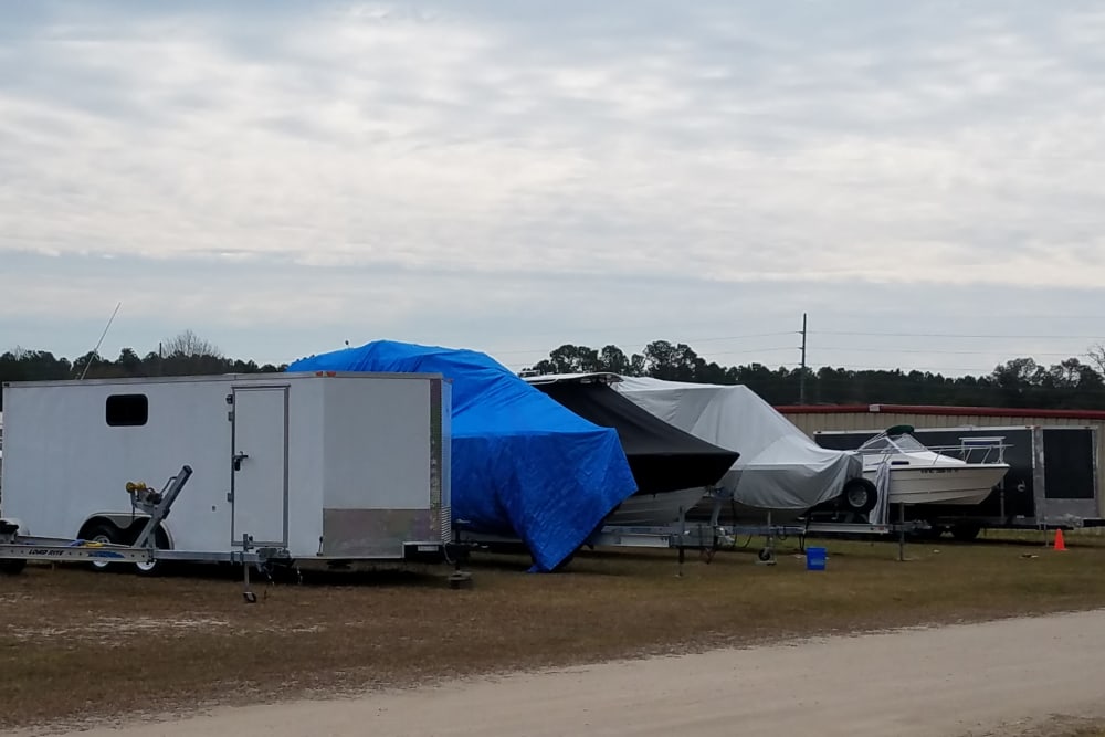 RV, boat and auto storage available at Monster Self Storage in Savannah, Georgia