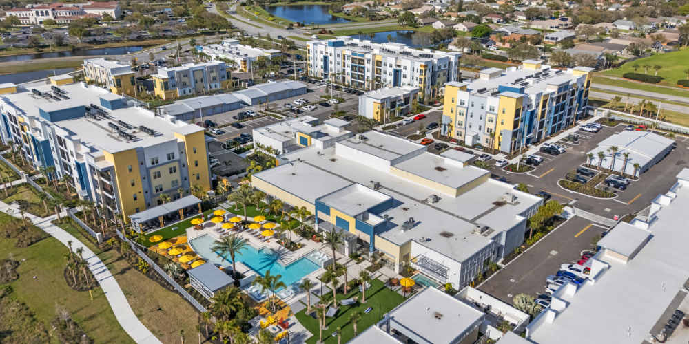 Aerial view of Addison Square in Viera, Florida