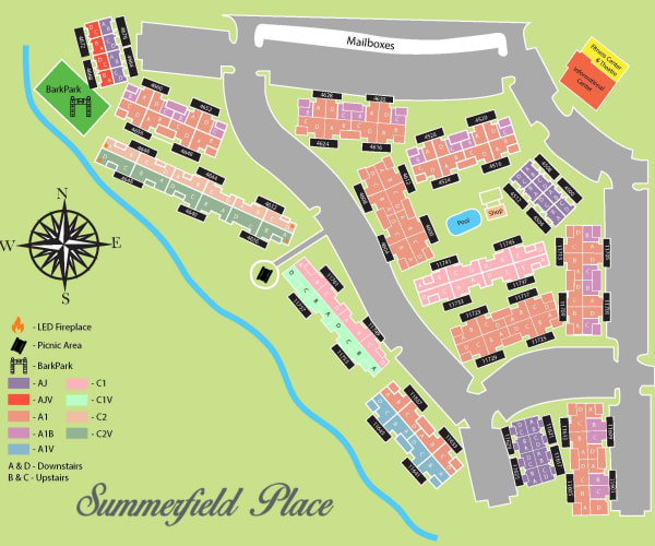 Site map for Summerfield Place Apartments in Oklahoma City, Oklahoma
