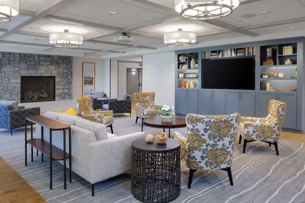 Living area Touchmark at Fairway Village in Vancouver, Washington