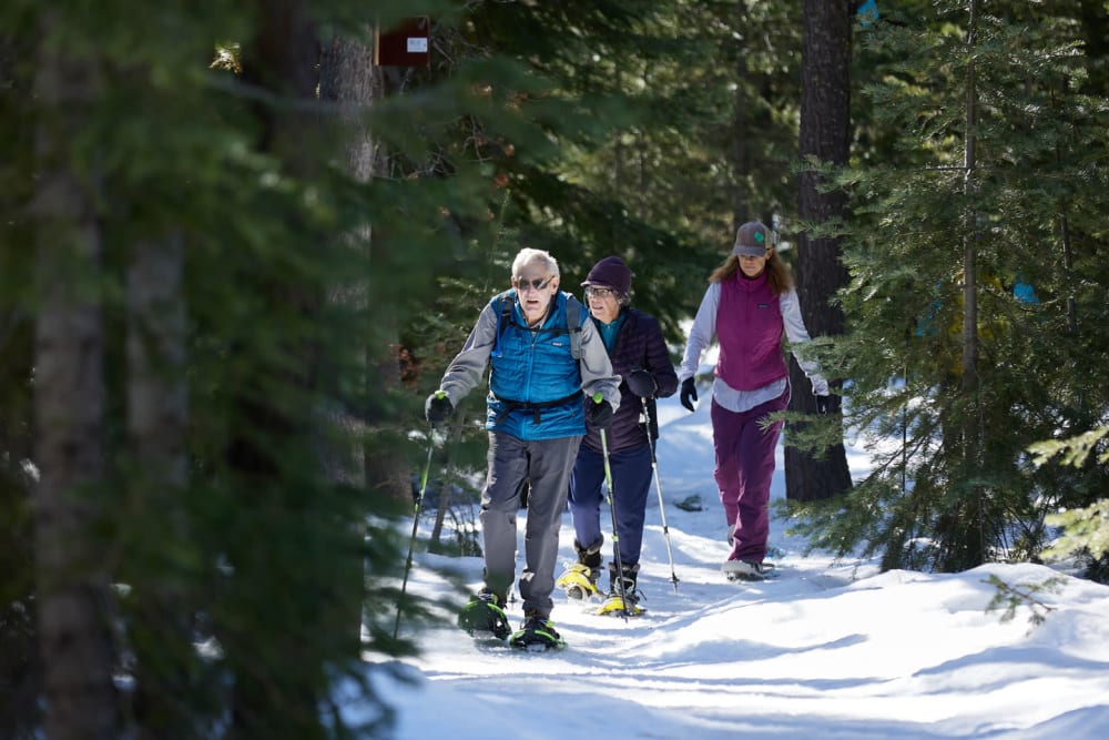 Snowshoe at Touchmark at Mount Bachelor Village in Bend, Oregon