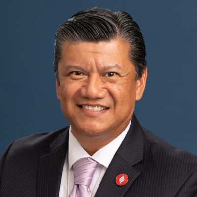 Headshot of Vice President of Training and Development Luis Lopez at Liberty Military Housing in Newport Beach, California