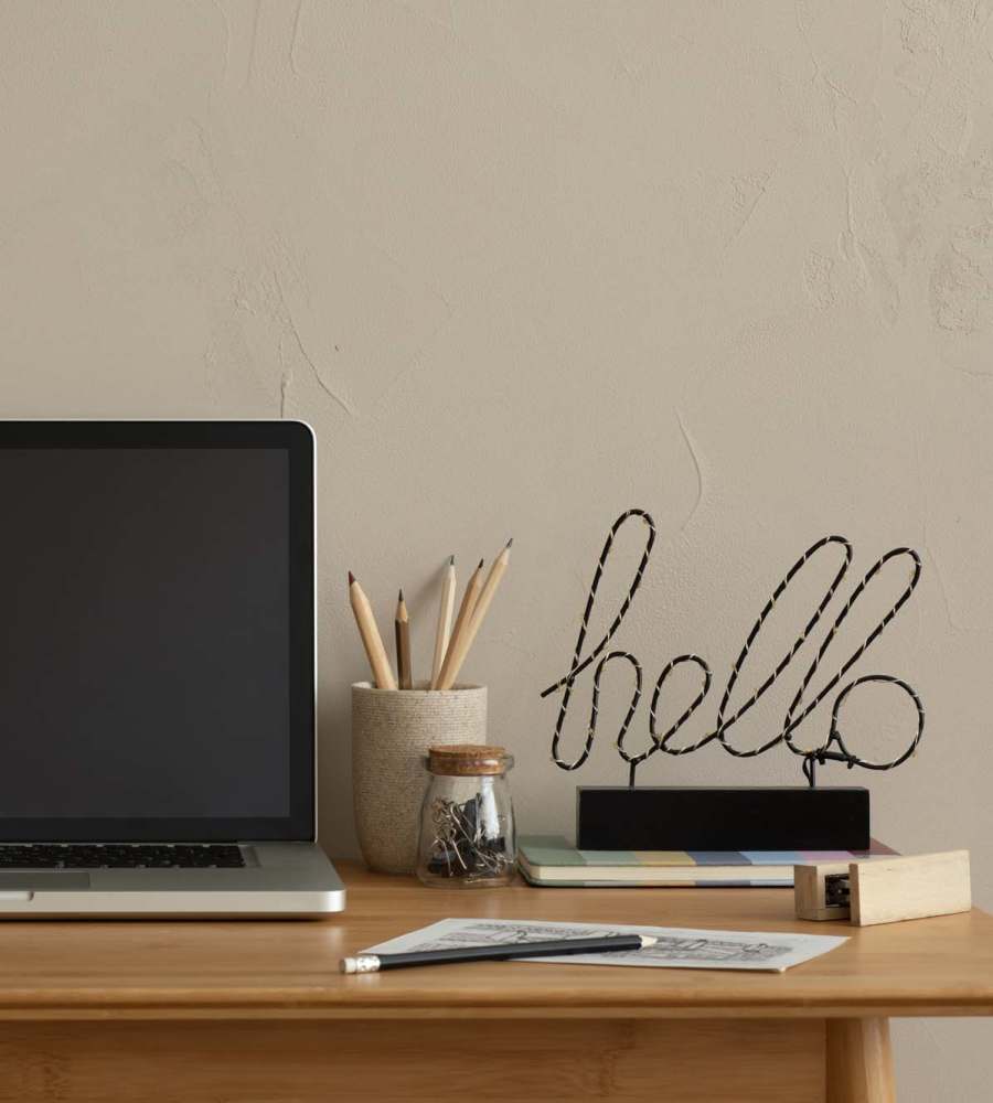Computer and desk at Cascade Park in Colorado Springs, Colorado