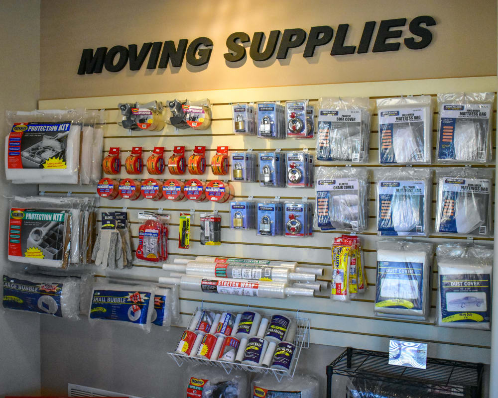 Moving supplies available at STOR-N-LOCK Self Storage