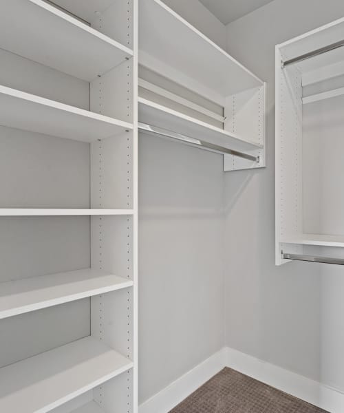 Spacious closets at Steelhouse in Orlando, Florida