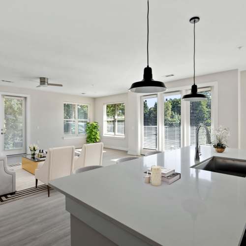 Open kitchen at The Oliver in Charlotte, North Carolina