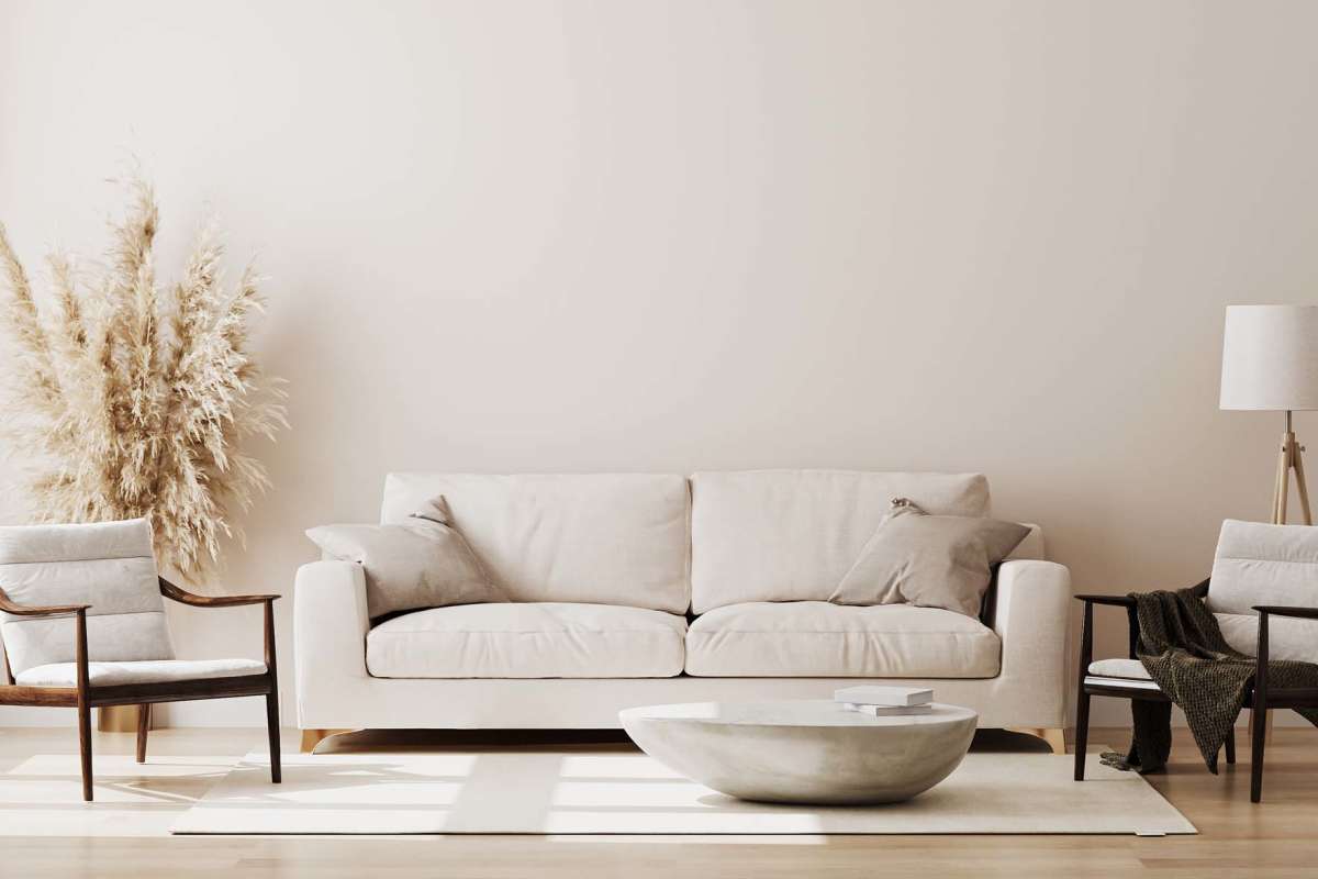 Living room of an apartment at Arden at South Point Apartment Homes in McDonough, Georgia