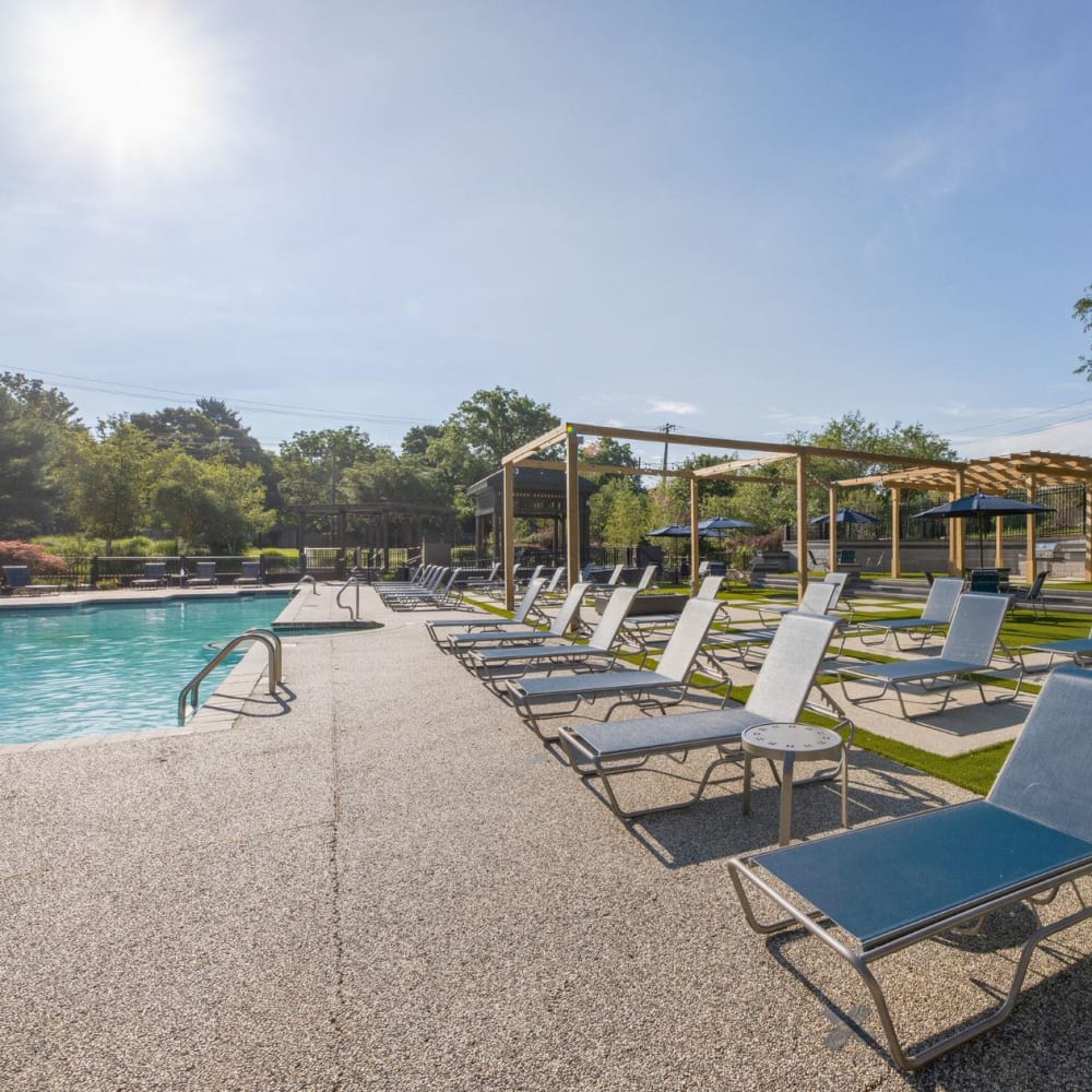  Outdoor lounge and recreation area at Butternut Ridge Apartments in North Olmsted, Ohio
