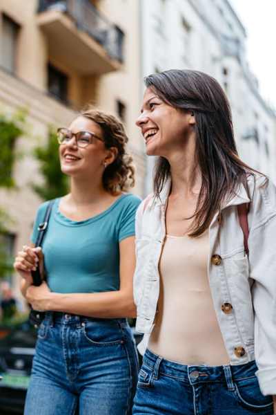 Women walking of Charlotte, North Carolina