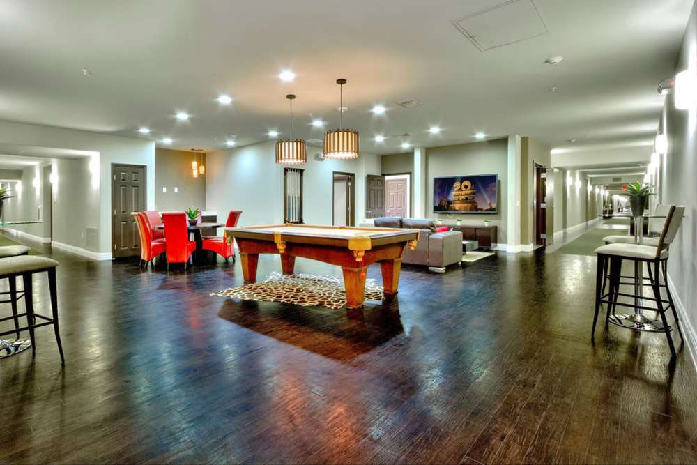 Community exterior view with grass lawn at Heirloom at Pebble in Las Vegas, Nevada