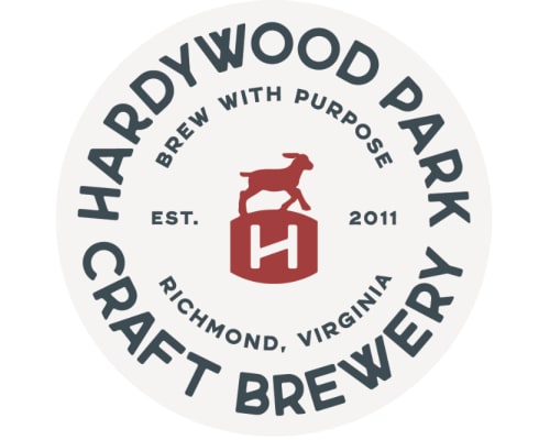 Hardwood Park Craft Brewery logo near Lake Forest at Swift Creek in Midlothian, Virginia