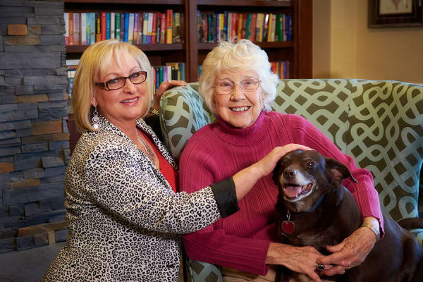 Variety of amenities at senior living community in Centennial, CO