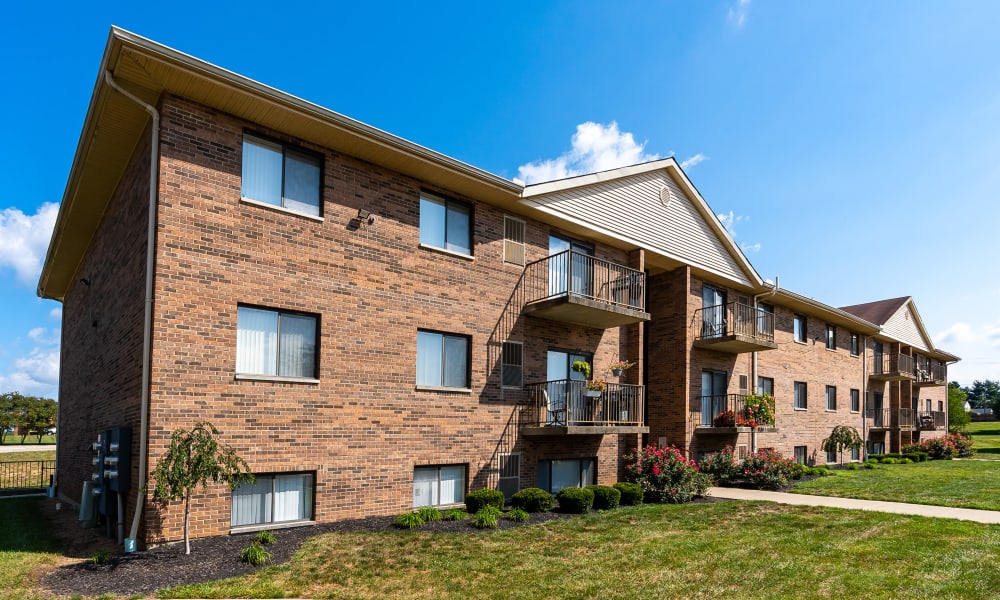 Apartment homes at Indian Footprints Apartments in Harrison, Ohio