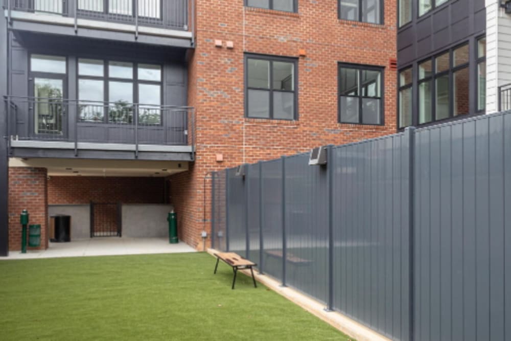 Outside of the residences at The Elysian at Stonefield in Charlottesville, Virginia