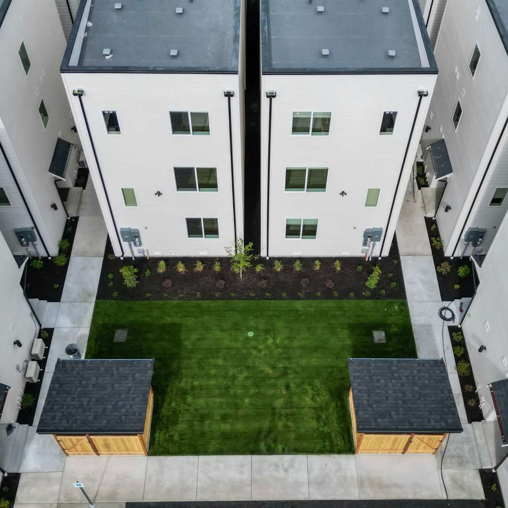 Aerial shot of 4315 S. Alder in Tacoma, Washington