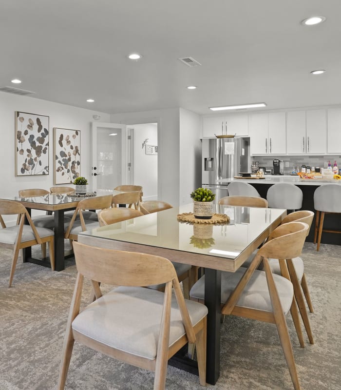 Resident clubhouse area at Huntington Park Apartments in Wichita, Kansas