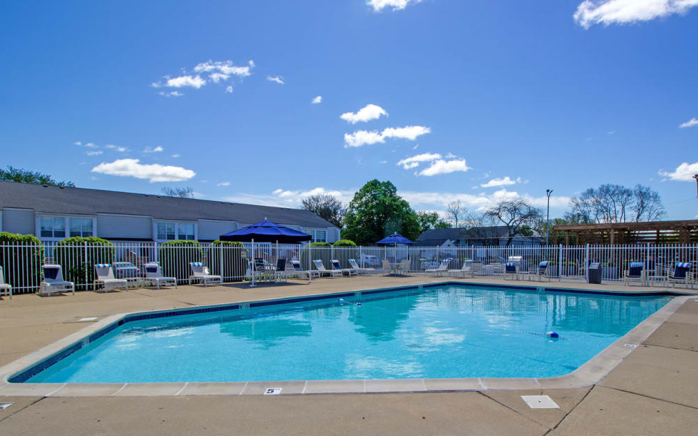 Swimming pool at Astoria Park Apartment Homes in Indianapolis, Indiana