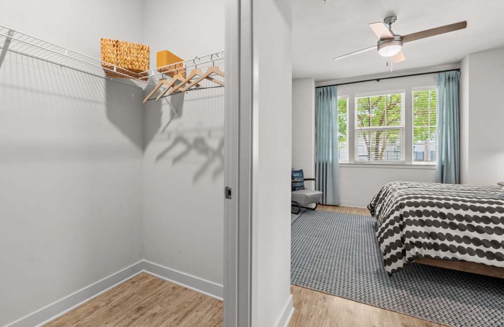 Walk-in closet at Pier Park Crossings in Panama City Beach, Florida