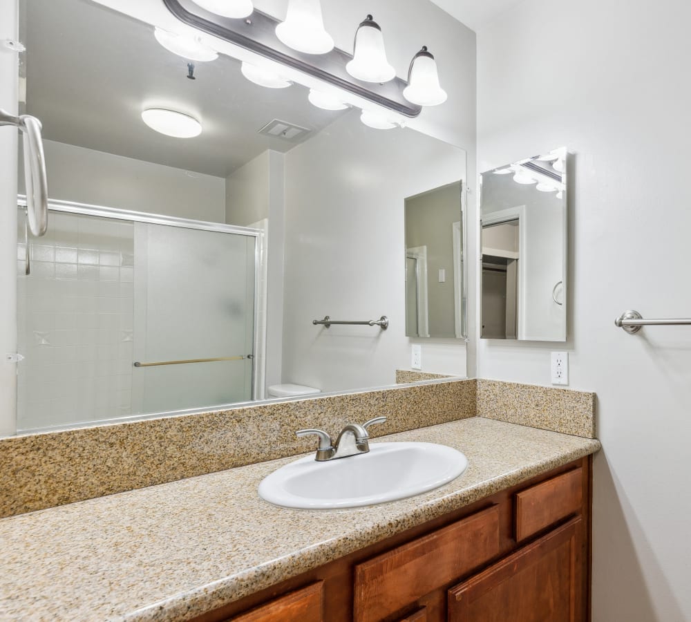 bathroom at Tower Apartment Homes in Alameda, California