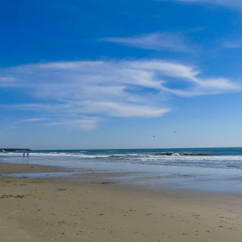 Ocean near Serra Mesa in Oceanside, California