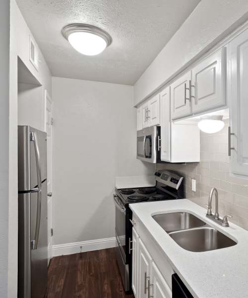 Kitchen at Aberdeen at Bellmar in Dallas, Texas