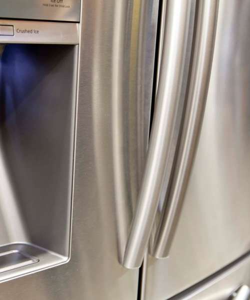 Stainless-steel appliances offered at Doria Apartments and Townhomes in Virginia Beach, Virginia