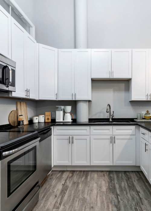 Kitchen at Broadway Apartments in Richmond, Virginia