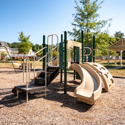 A playground for children at Thomason Park in Quantico, Virginia