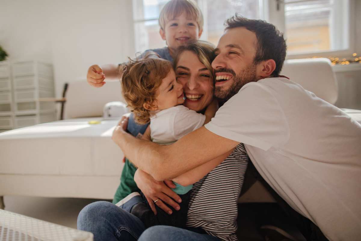  Family at home at Churchill Apartments in Marshfield, Missouri