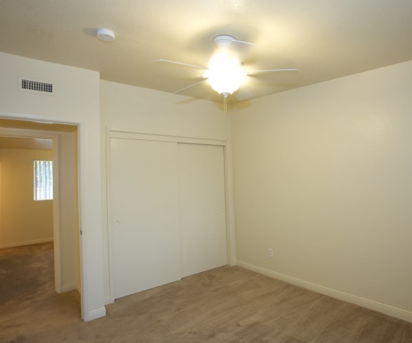 A cozy bedroom in a home at El Centro New Fund Housing (Enlisted) in El Centro, California