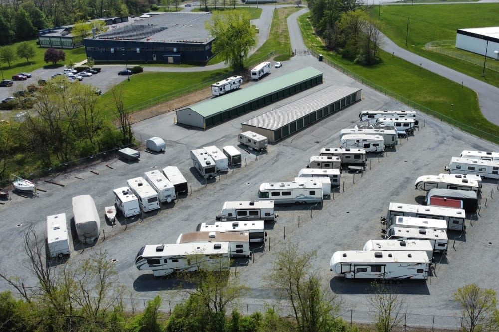 Our parking spaces at Storage World in Robesonia, Pennsylvania