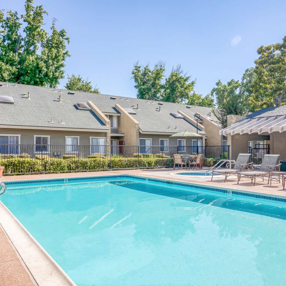 Play area at Alpine Woods Apartments in Upland, California