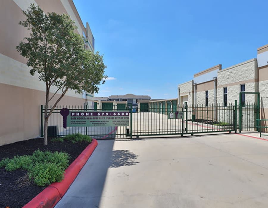 Gated entryway at A-AAAKey - Military in San Antonio, Texas,