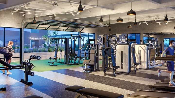 Luxury fitness center