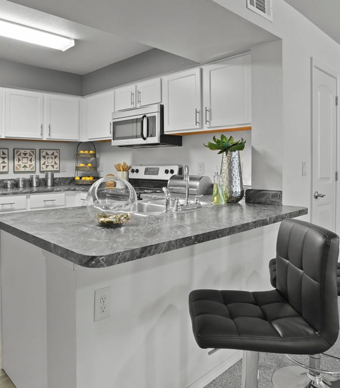 Kitchen at Scissortail Crossing Apartments in Broken Arrow, Oklahoma