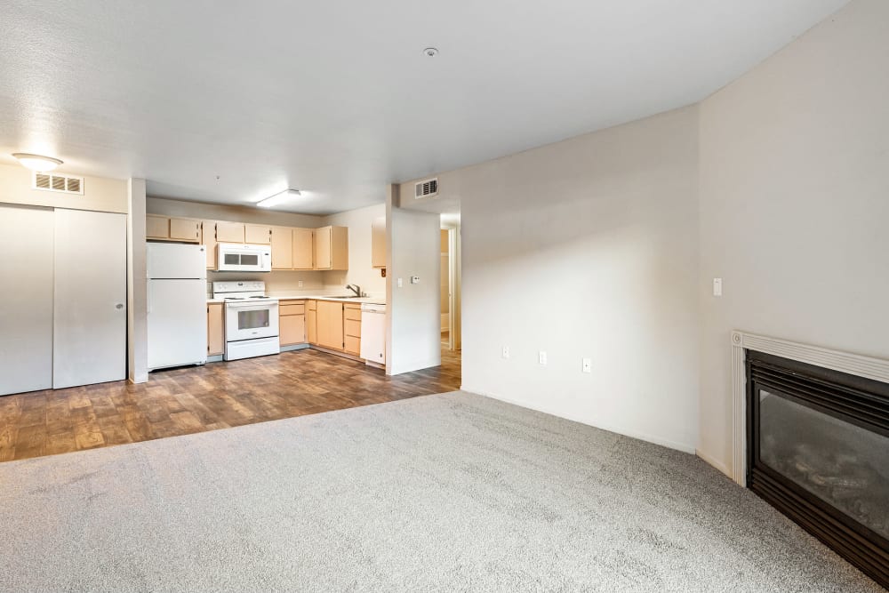 Living room at Creekside Village Senior Apartment Homes in Pittsburg, California