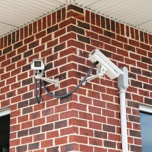 Security cameras at Red Dot Storage in Stapleton, Alabama