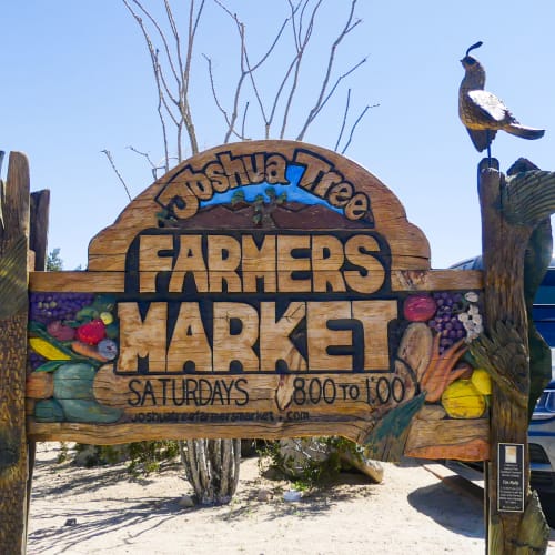 Joshua Tree Farmers Market near Joe Davis in Twentynine Palms California
