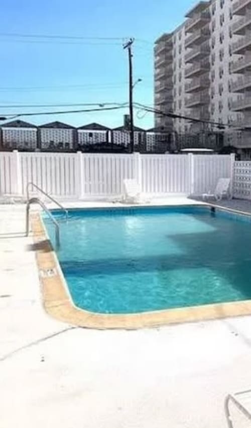 Swimming pool area where you can cool off on a warm day at Eastgold Long Island in Long Beach, New York