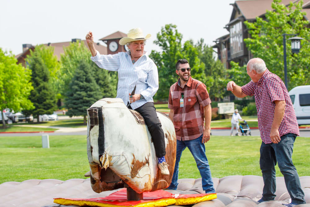 Western day at Touchmark at Meadow Lake Village in Meridian, Idaho