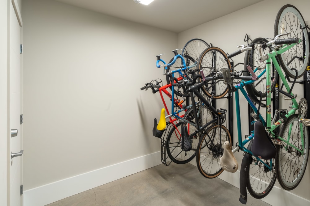 Bike Storage at Division 30 in Portland, Oregon